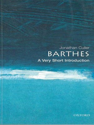cover image of Barthes